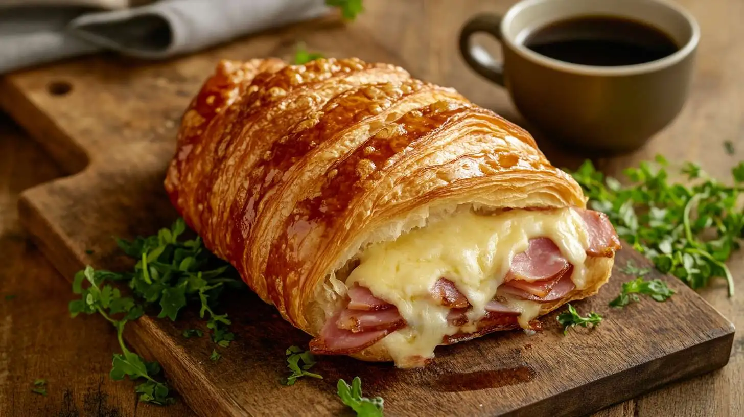 Ham And Cheese Croissant – A Breakfast Delight